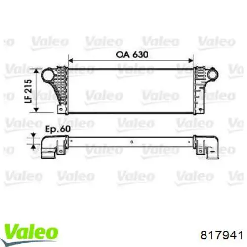 Интеркулер 817941 VALEO