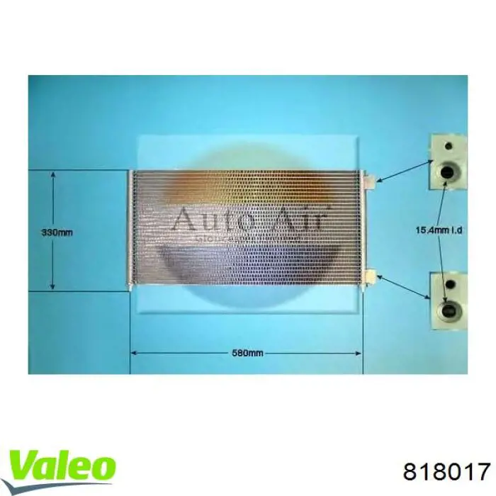 Купить 818017 VALEO Радиатор системы охлаждения кондиционера