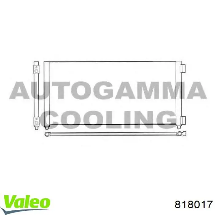 Конденсатор кондиционера VALEO 818017 цена, от 72.46 USD