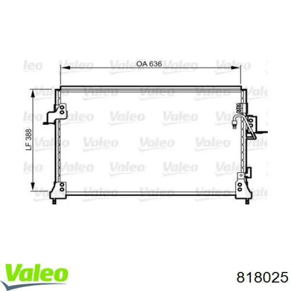 Конденсатор кондиционера Land Rover JRB100790 цена, от 94.53 USD