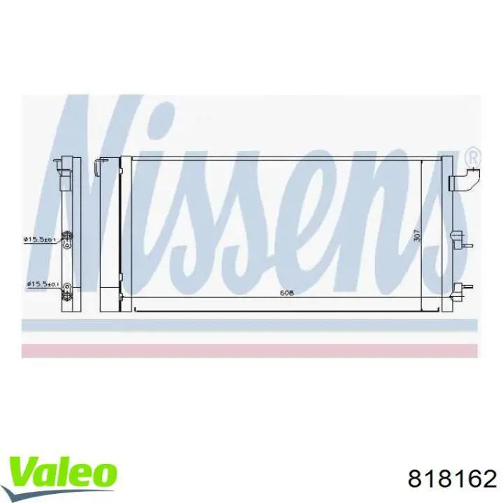 Конденсатор кондиционера VALEO 818162 цена, от 91.75 USD