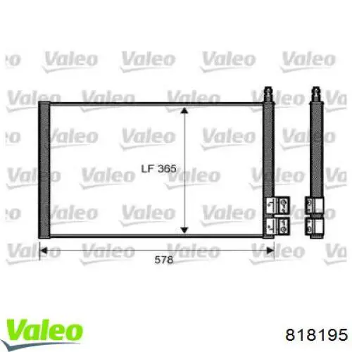 818195 VALEO Конденсатор