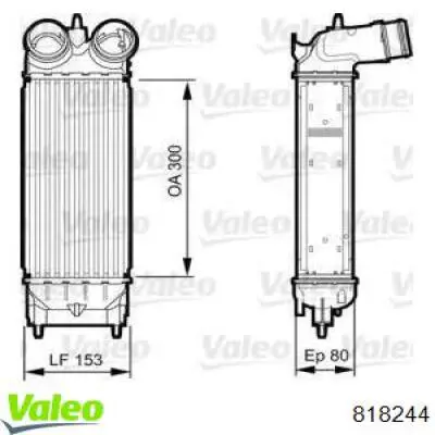 Интеркулер 818244 VALEO