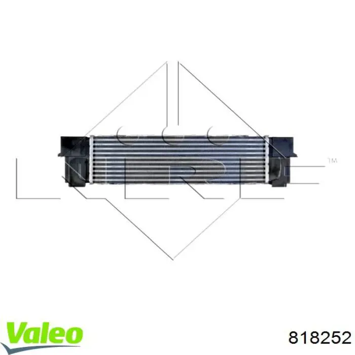 818252 VALEO Охладитель наддувочного воздуха
