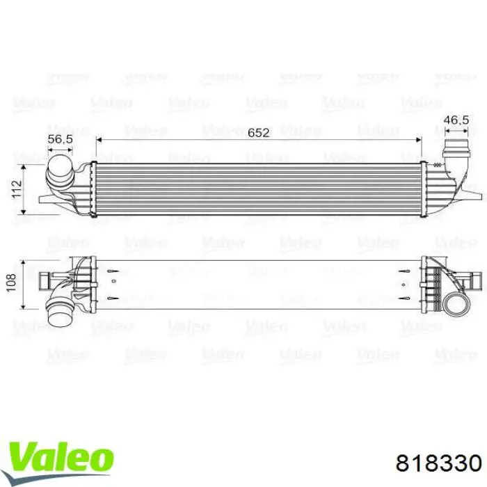 Интеркулер 818330 VALEO