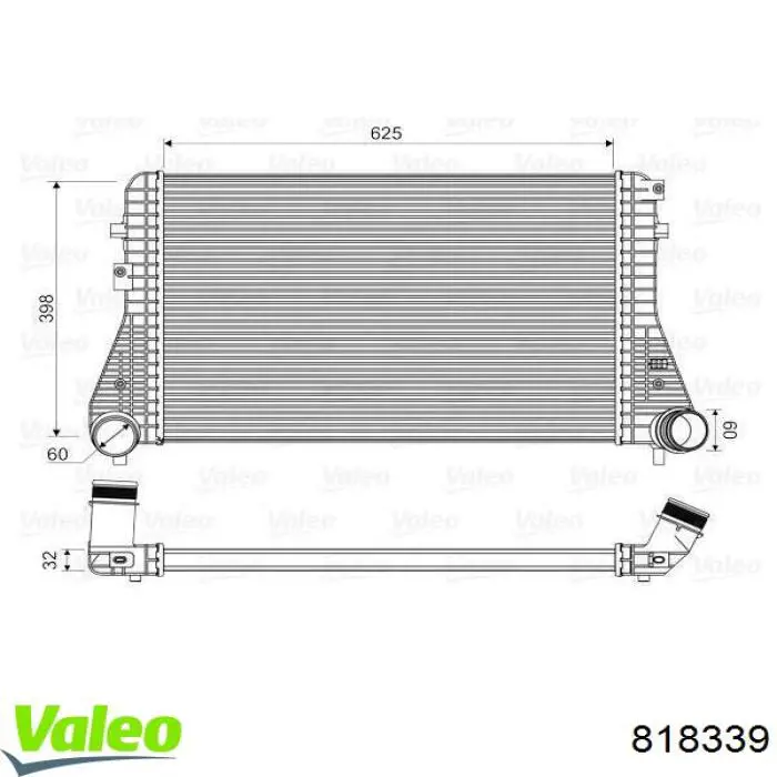 Интеркулер 818339 VALEO