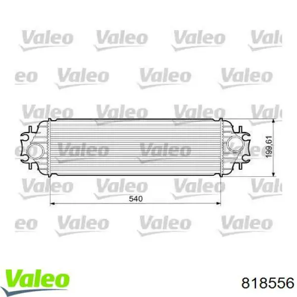 Интеркулер 818556 VALEO