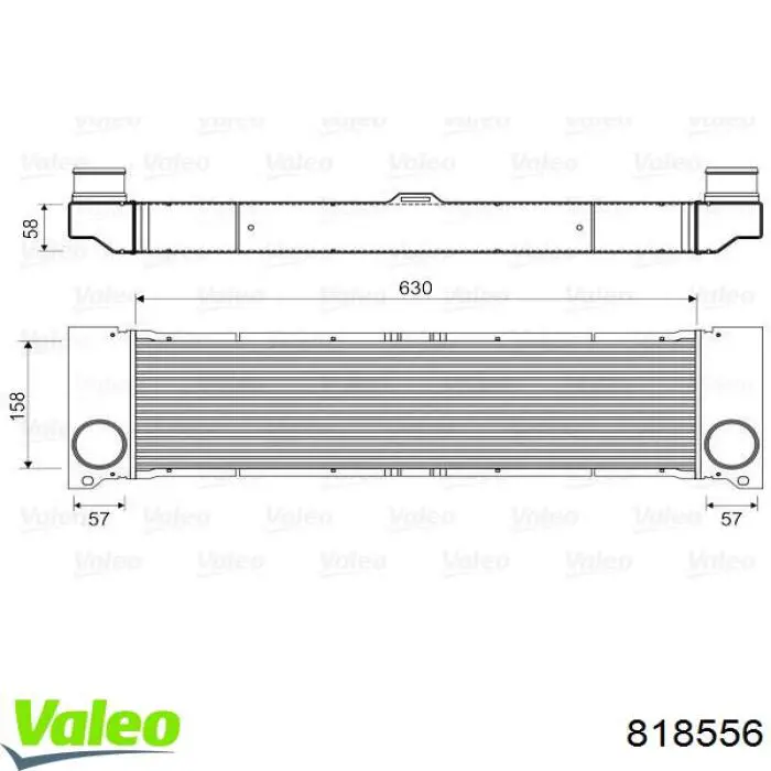 Система охлаждения наддувочного воздуха VALEO 818556 цена, от 84.59 USD