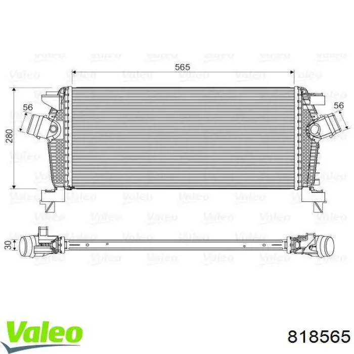 Интеркулер 818565 VALEO