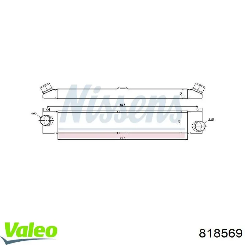 Интеркулер 818569 VALEO