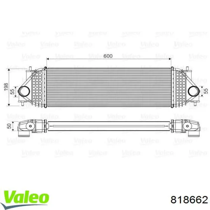 Интеркулер 818662 VALEO