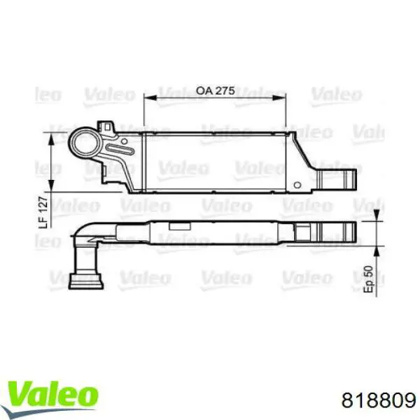 Купить 93177425 Opel Интеркулер