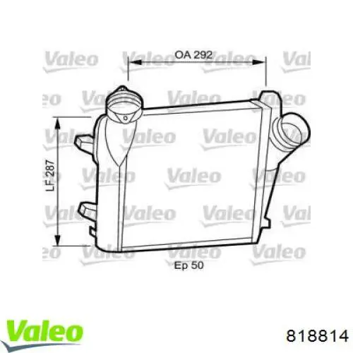 Интеркулер 818814 VALEO