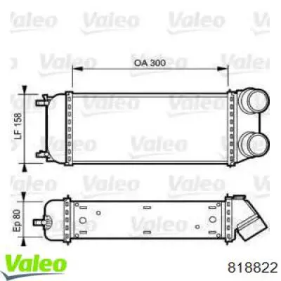 Интеркулер 818822 VALEO