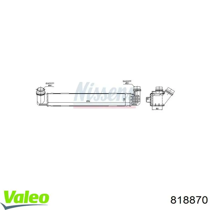 144960022R Renault (RVI) Охладитель наддувочного воздуха