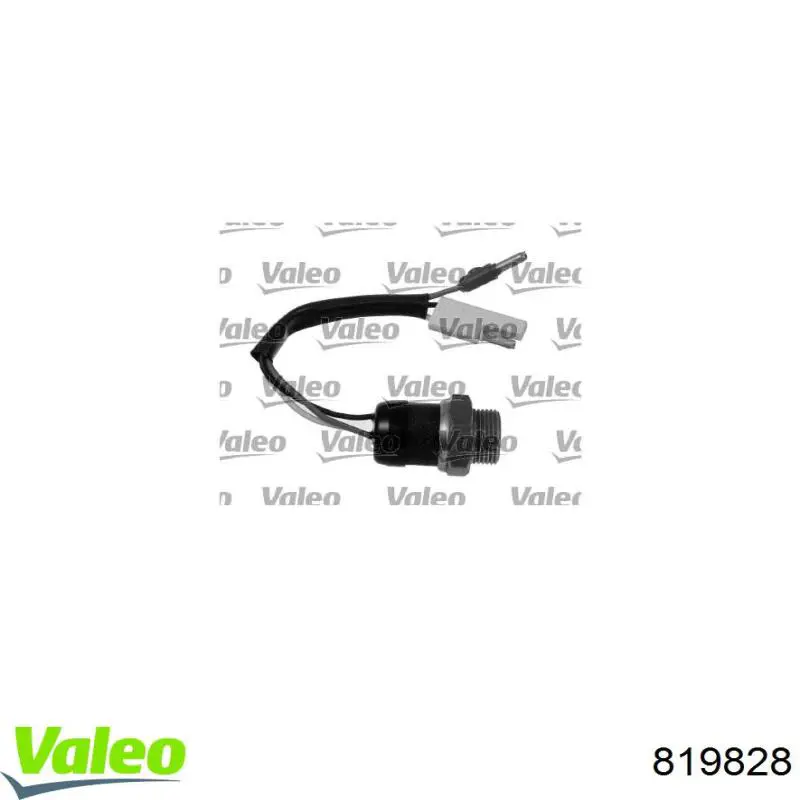 Sensor, temperatura del refrigerante (encendido el ventilador del radiador) 819828 VALEO