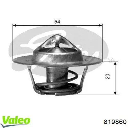 Термостат 819860 VALEO