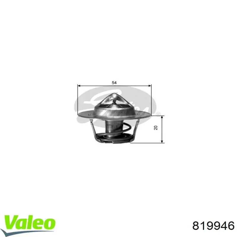 Термостат в корпусе VALEO 819946 цена, от 7.12 USD