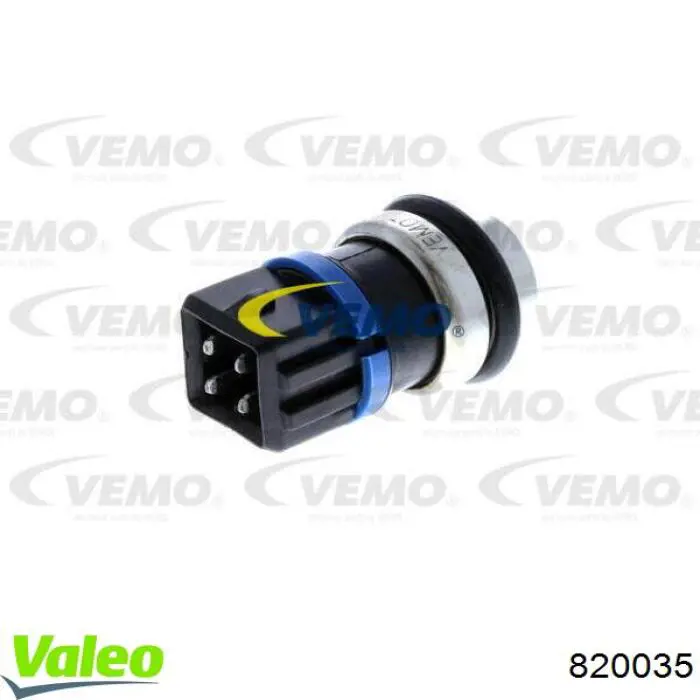 Sensor, temperatura del refrigerante (encendido el ventilador del radiador) 820035 VALEO