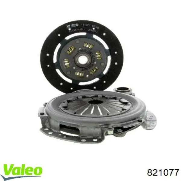 Купить 821077 VALEO Комплект сцепления (диск, корзина, подшипник)