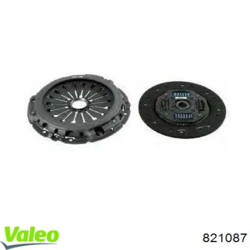 Купить 821087 VALEO Комплект сцепления (диск, корзина, подшипник)