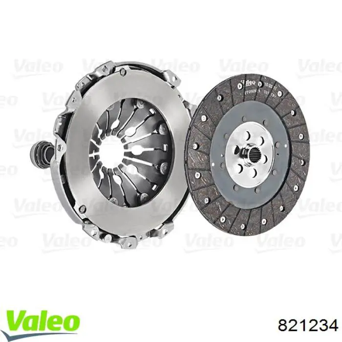Комплект сцепления (3 части) VALEO 821234 цена, от 205.23 USD