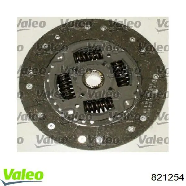 Купить 821254 VALEO Комплект сцепления (диск, корзина, подшипник)
