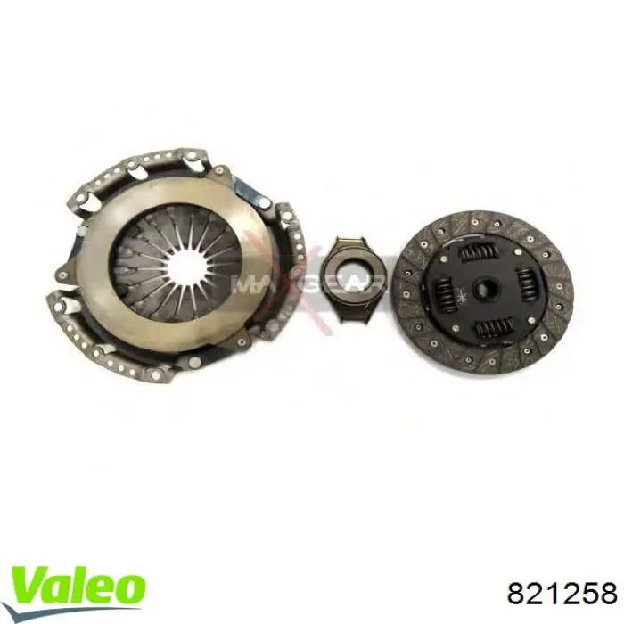 Купить 821258 VALEO Комплект сцепления (диск, корзина, подшипник)
