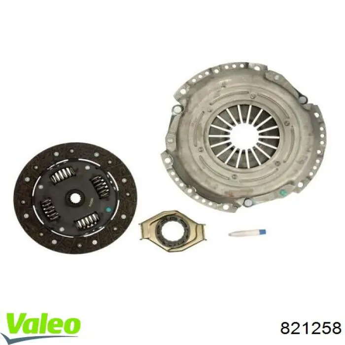 Комплект сцепления (3 части) VALEO 821258 цена, от 81.98 USD