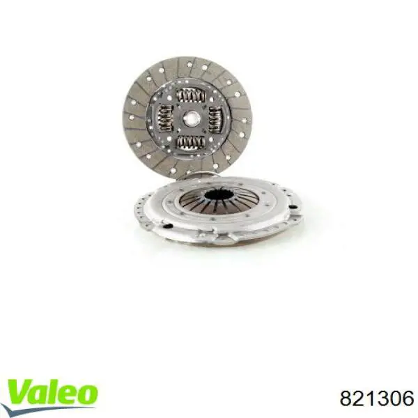 Купить 821306 VALEO Комплект сцепления (диск, корзина, подшипник)