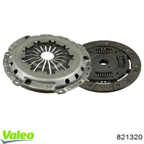 Купить 821320 VALEO Комплект сцепления (диск, корзина, подшипник)