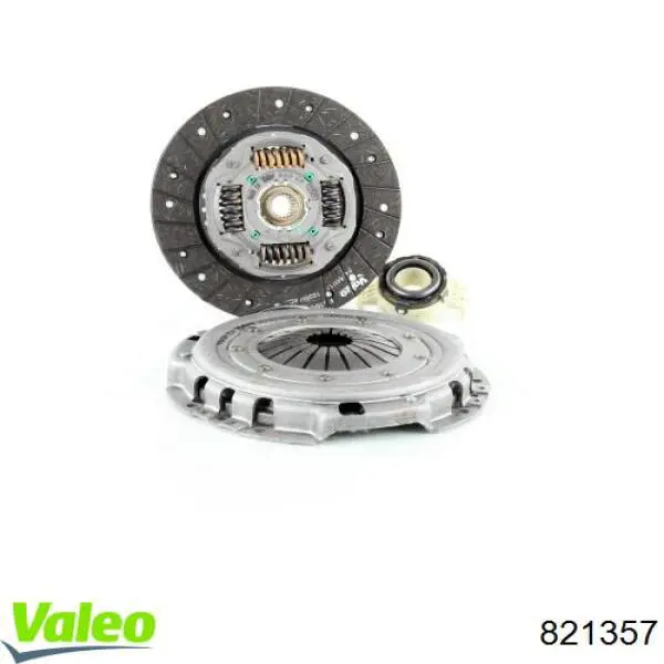Купить 821357 VALEO Комплект сцепления (диск, корзина, подшипник)