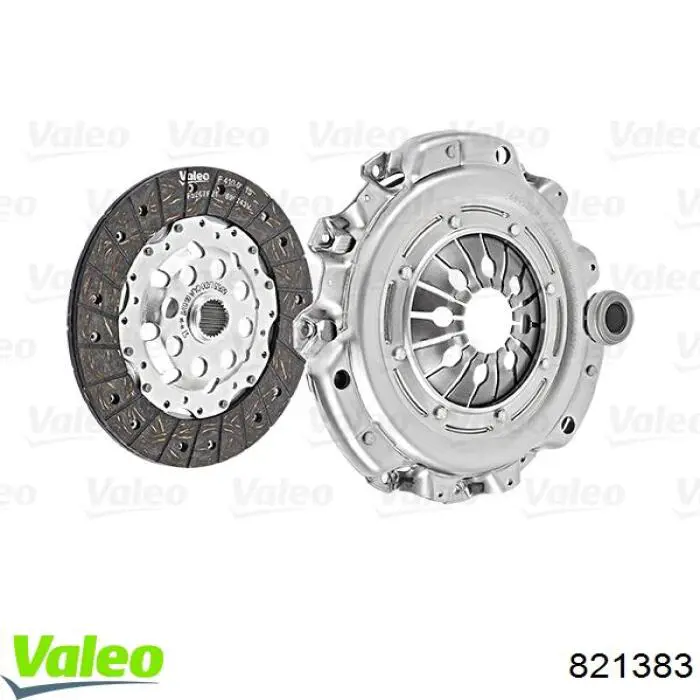 Купить 821383 VALEO Комплект сцепления (диск, корзина, подшипник)
