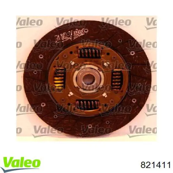 Комплект сцепления (3 части) VALEO 821411 цена, от 86.38 USD