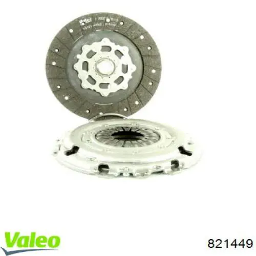 Комплект сцепления (3 части) VALEO 821449 цена, от 211.62 USD