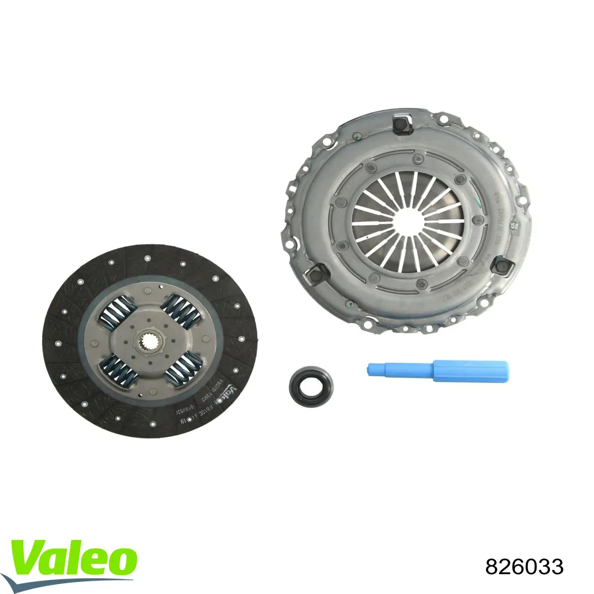 Купить 826033 VALEO Комплект сцепления (диск, корзина, подшипник)