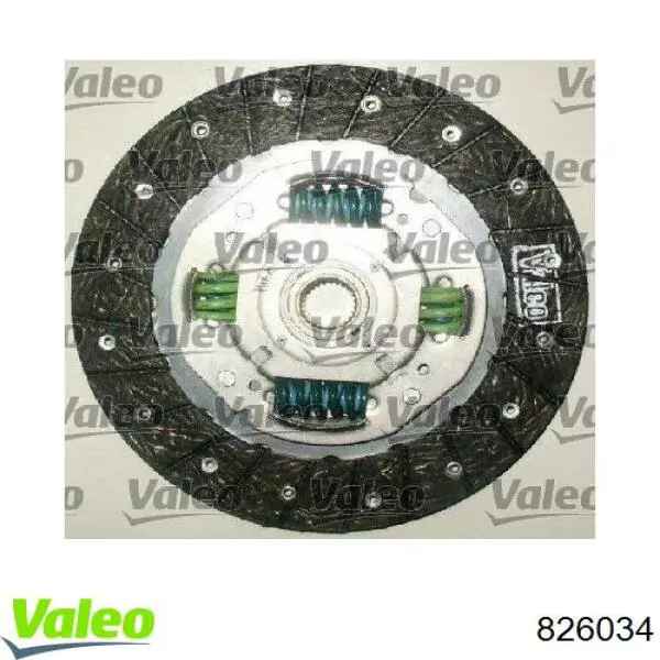 Комплект сцепления (3 части) VALEO 826034 цена, от 149.15 USD