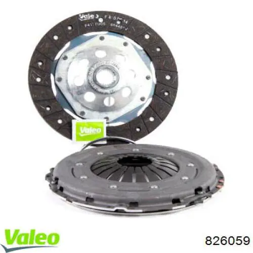 Комплект сцепления (3 части) VALEO 826059 цена, от 164.07 USD