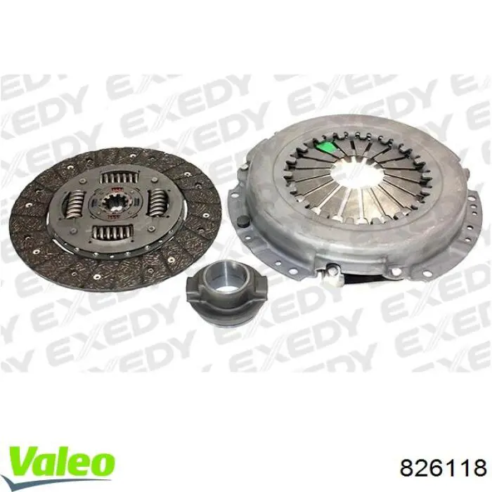 Купить 826118 VALEO Комплект сцепления (диск, корзина, подшипник)