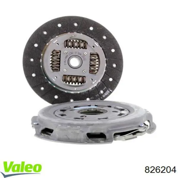 Комплект сцепления (3 части) VALEO 826204 цена, от 229.68 USD