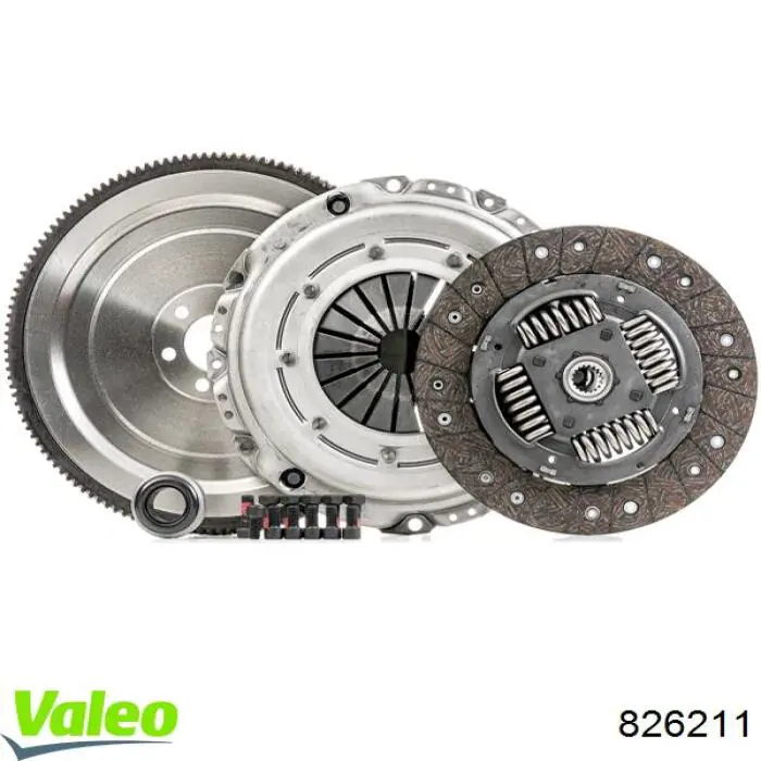 Купить 826211 VALEO Комплект сцепления (диск, корзина, подшипник)