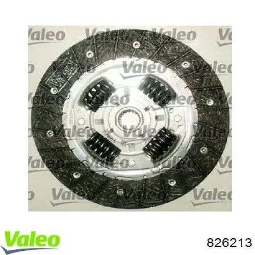 Купить 826213 VALEO Комплект сцепления (диск, корзина, подшипник)