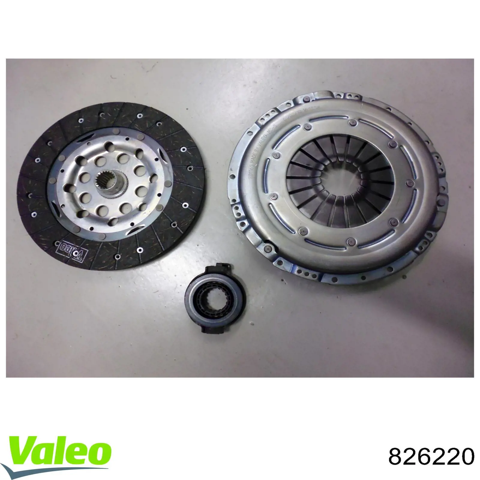 Комплект сцепления (3 части) VALEO 826220 цена, от 92.08 USD