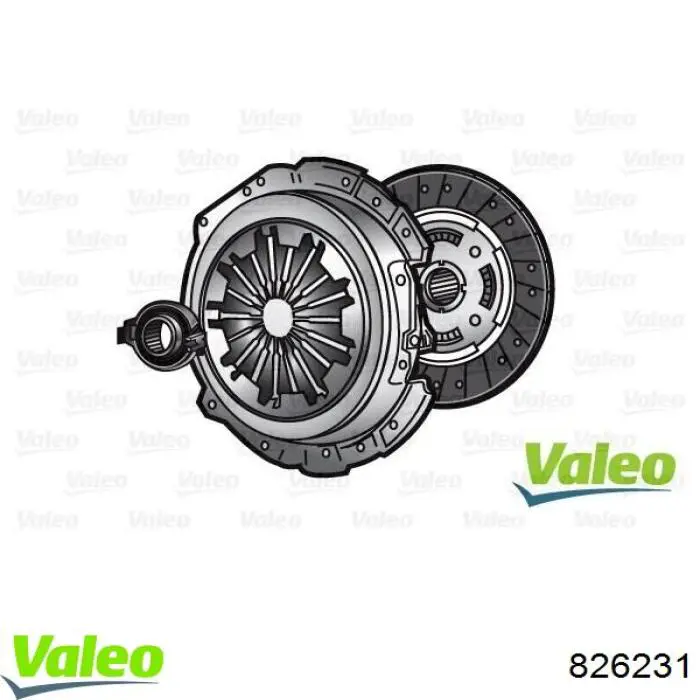 826231 VALEO Сцепление в сборе