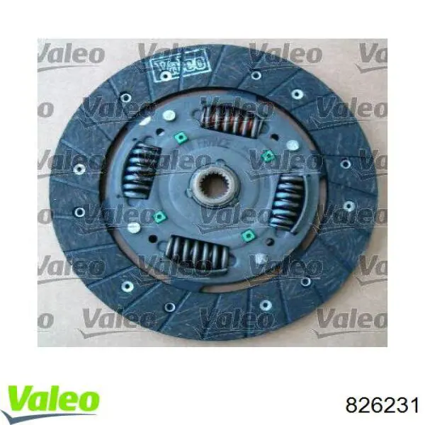 Купить 826231 VALEO Комплект сцепления (диск, корзина, подшипник)