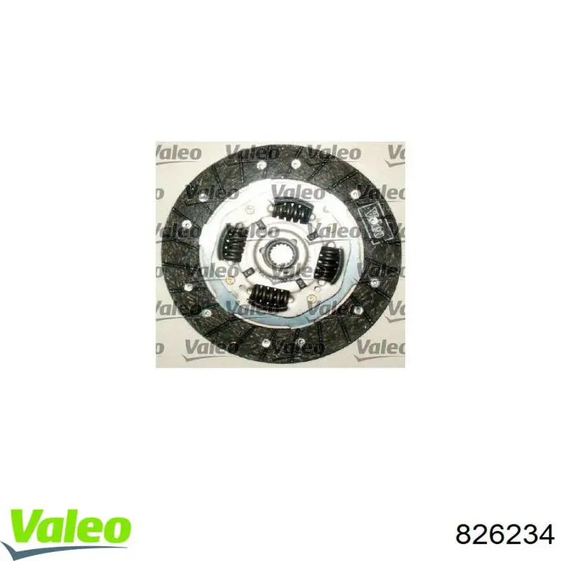 Комплект сцепления (3 части) VALEO 826234 цена, от 145.52 USD