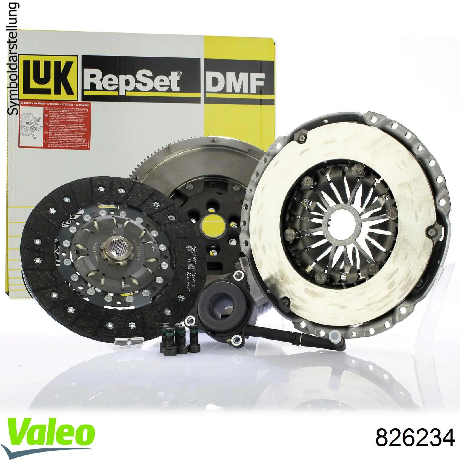 Купить 826234 VALEO Комплект сцепления (диск, корзина, подшипник)