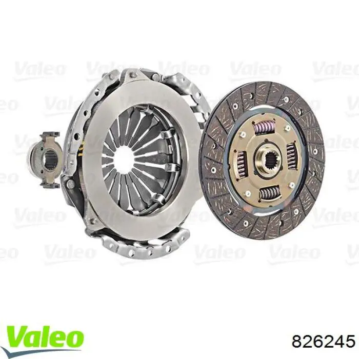 Комплект сцепления (3 части) VALEO 826245 цена, от 96.76 USD