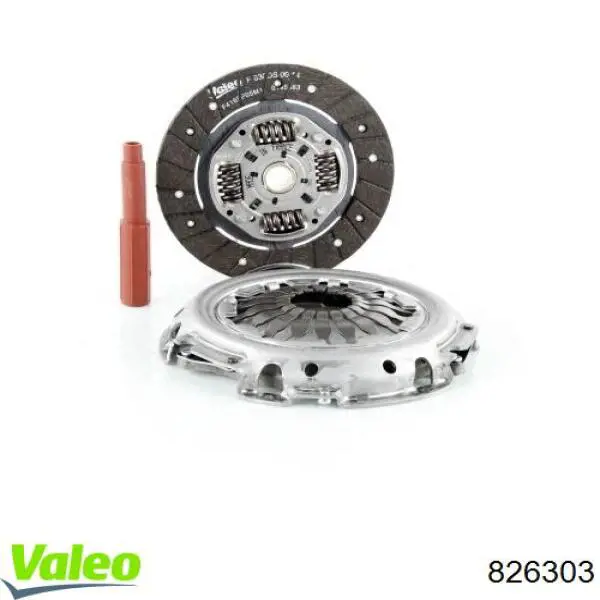 Купить 826303 VALEO Комплект сцепления (диск, корзина, подшипник)