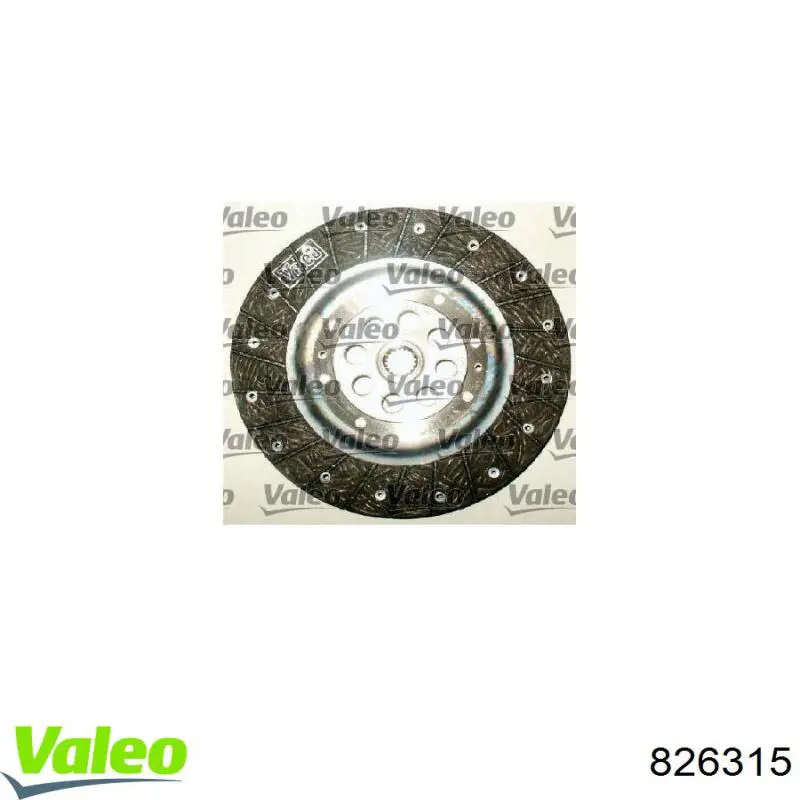 Купить 826315 VALEO Комплект сцепления (диск, корзина, подшипник)